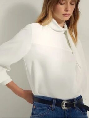 Aritzia Wilfred Trapeze Blouse